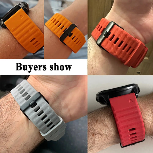 Garmin Silicone Band - Durable QuickFit Fitness Strap